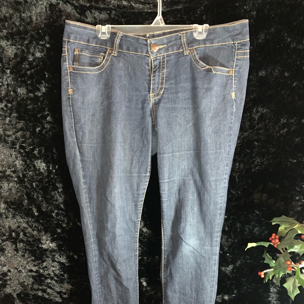 Torrid 16T Skinny Jeans Tan Stitching
